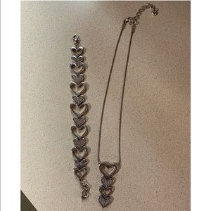 Brighton brand necklace and bracelet set